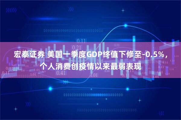 宏泰证券 美国一季度GDP终值下修至-0.5%，个人消费创疫情以来最弱表现
