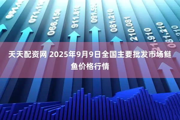 天天配资网 2025年9月9日全国主要批发市场鲢鱼价格行情